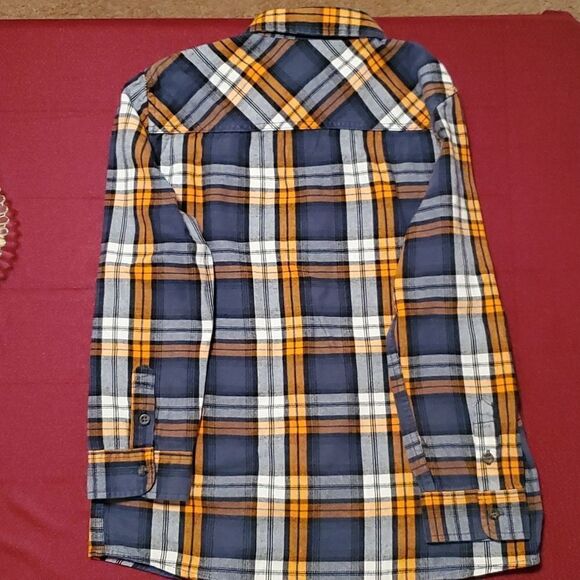 Joe Fresh Boys Long Sleeve Button Down Flannel Shirt size XL - Picture 6 of 6